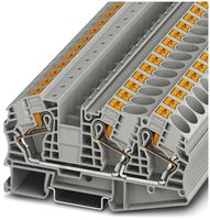 Durchgangsklemme 0.5…25mm² 3×Push-In grau