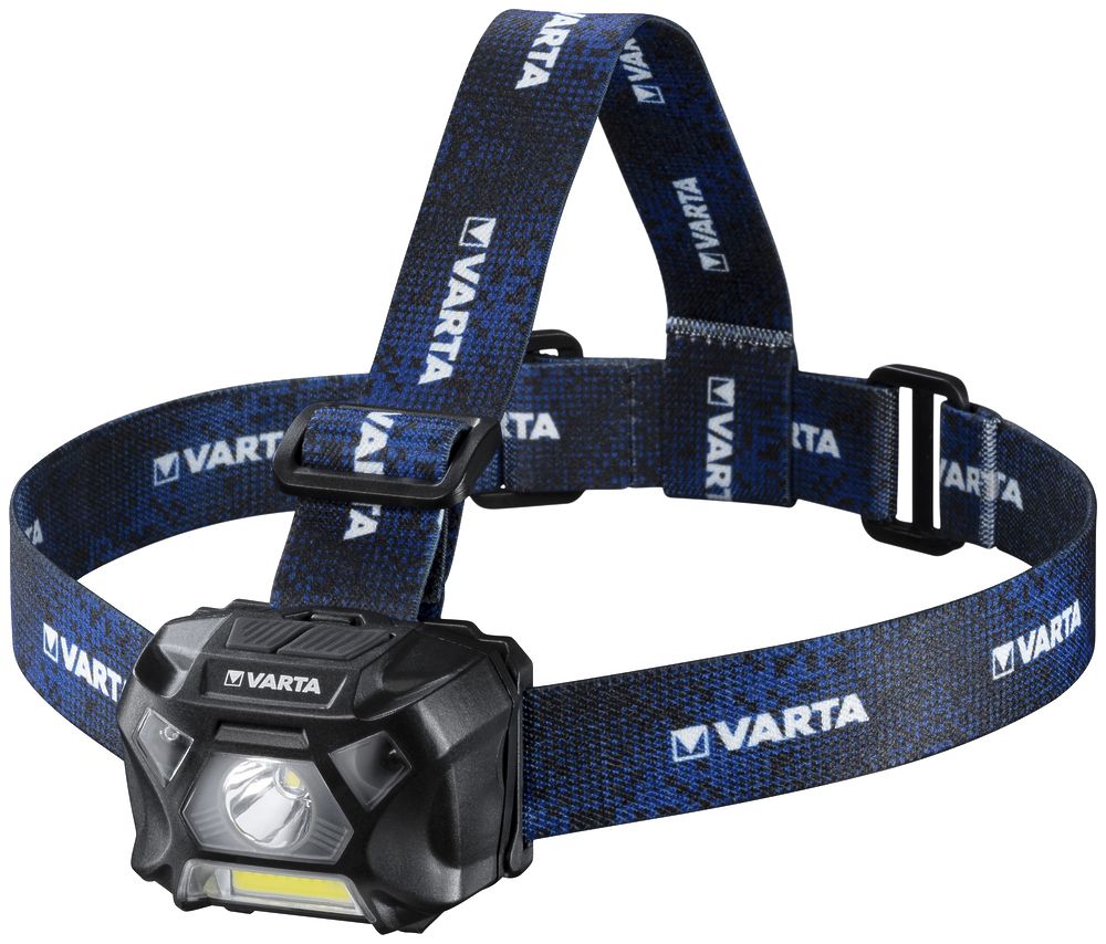 Lampe frontale LED VARTA Work Flex Motion Sensor H20, 150lm, avec 3×AAA