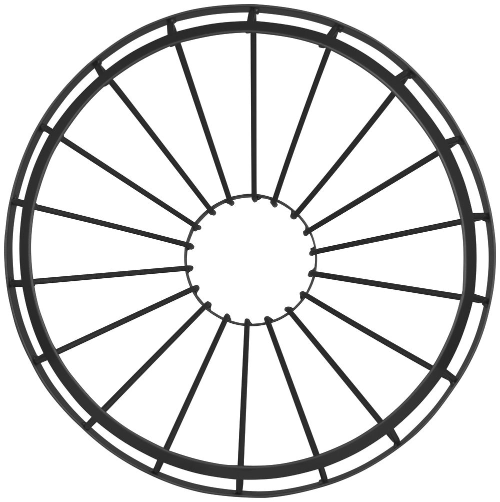 Lampenschirm LDV Vintage 1906 PenduLum Cage, schwarz