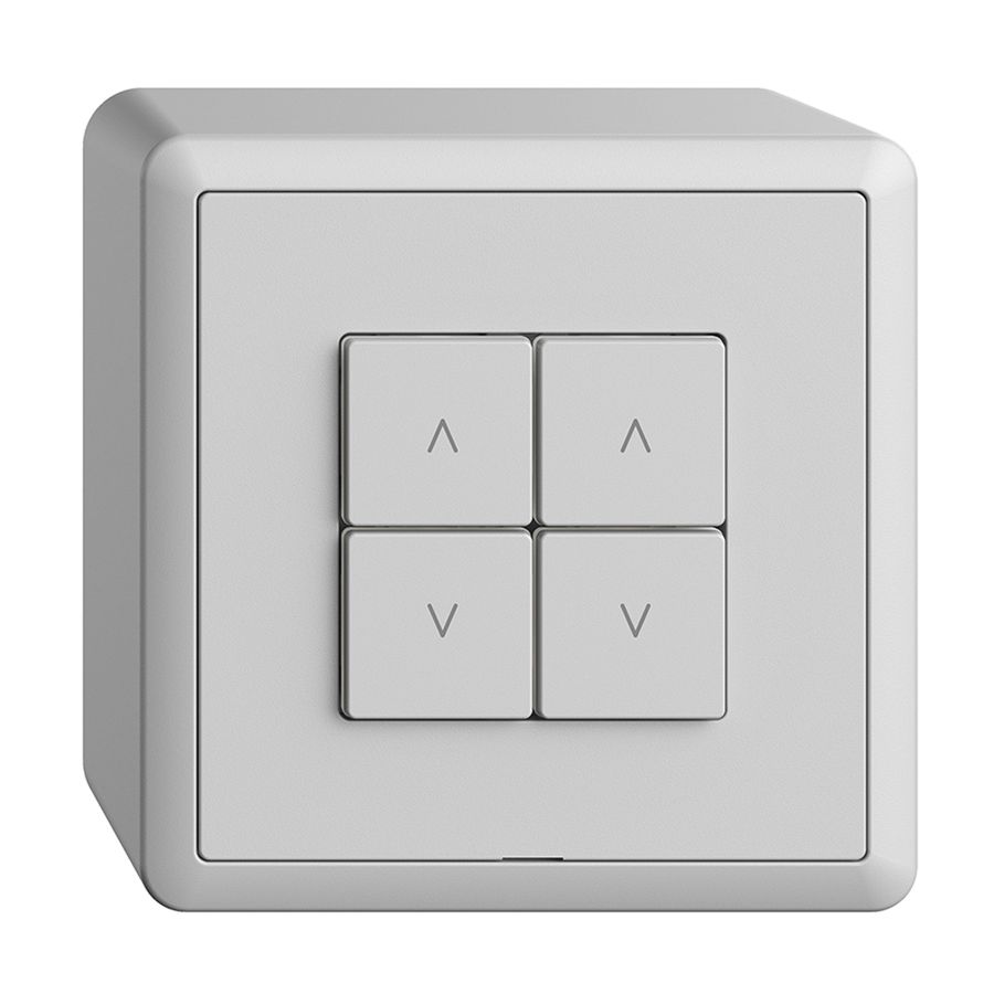 Interrupteur stores AP 2K/4T WLAN Edue Wiser gris clair