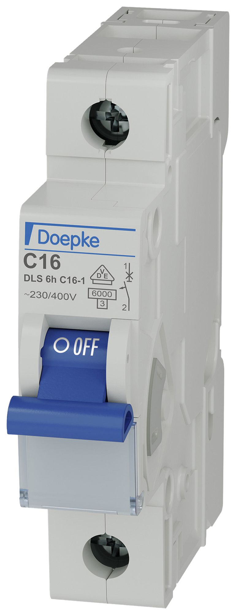 Disjoncteur Doepke DLS 6h 1L 230V C 16A 6kA