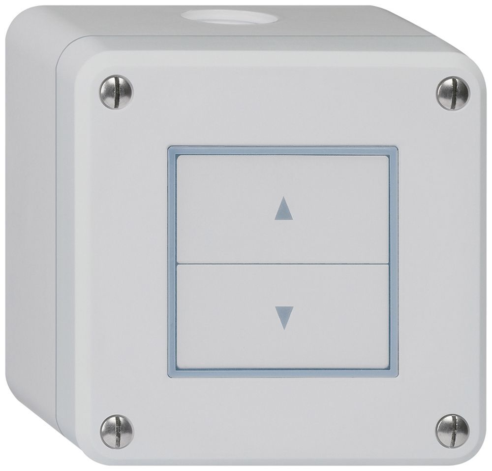 AP-Storenschalter robusto IP55 grau mit 2 Funktionstasten