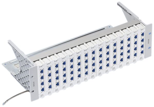 Panneau de distribution Global 19" 3UH 60×RJ45 blindé R&M