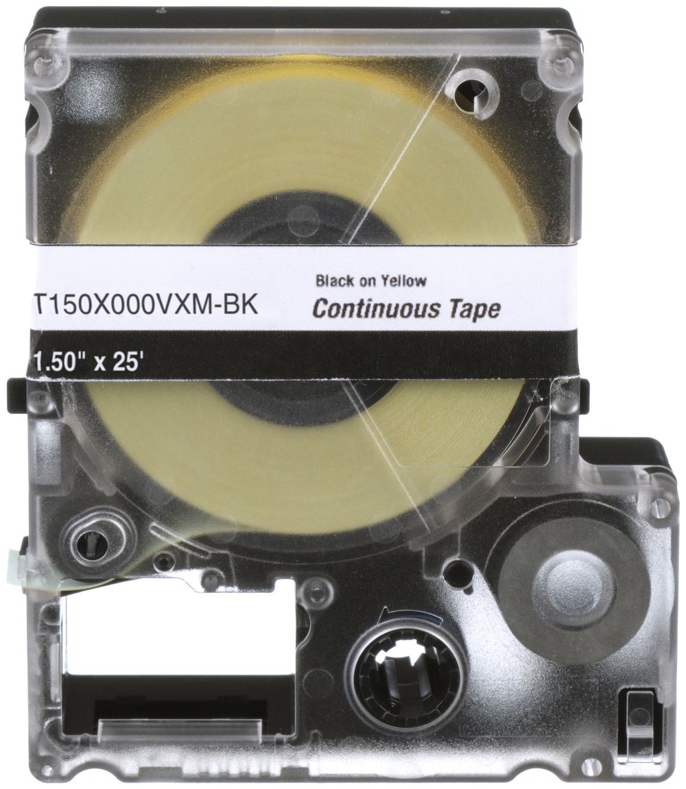 Cassetta di etichette Panduit MP, nastro continuo, 36×7000mm nero su giallo