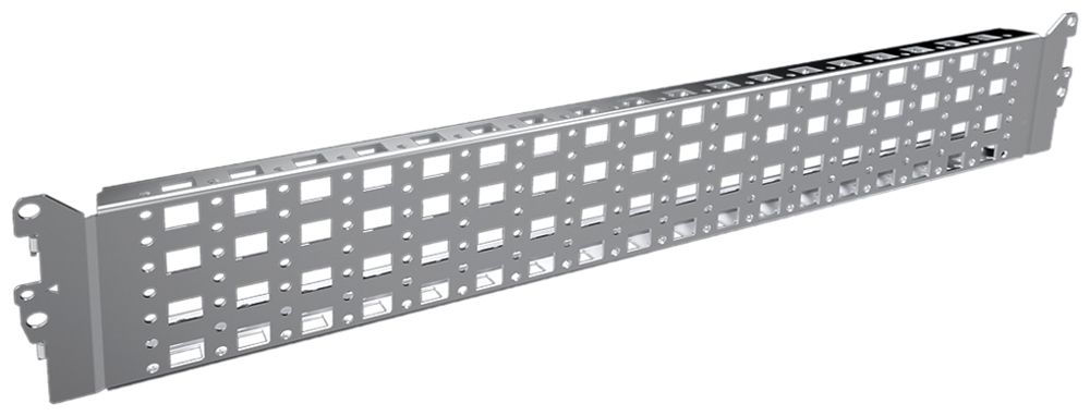 Châssis de montage Rittal VX 8100.732 538×89×23mm barre acier affiné 2pcs