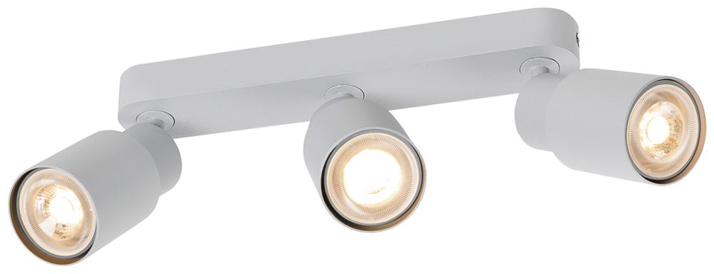 Spot SLV PURI 2.0 Tube CW GU10 3×6W DIM 258×42×138mm grau