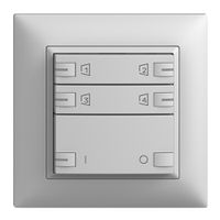 Kit de montage ENC Edue zeptrionAIR, WLAN ON/OFF LED-RGB, 2×touche, 2×comm.grc