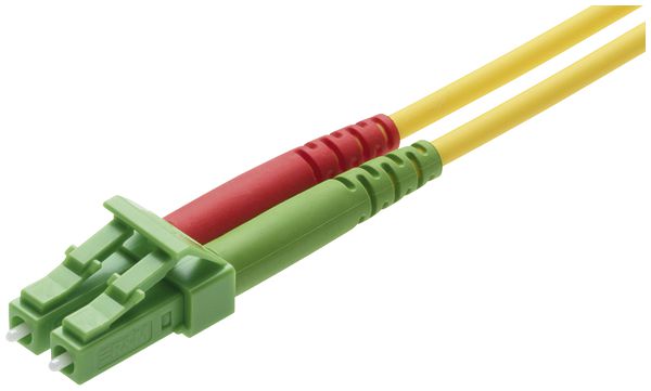 Cavo patch FO R&M, LC-Duplex APC ↔ LC-Duplex APC, OS2, LSZH, 2m