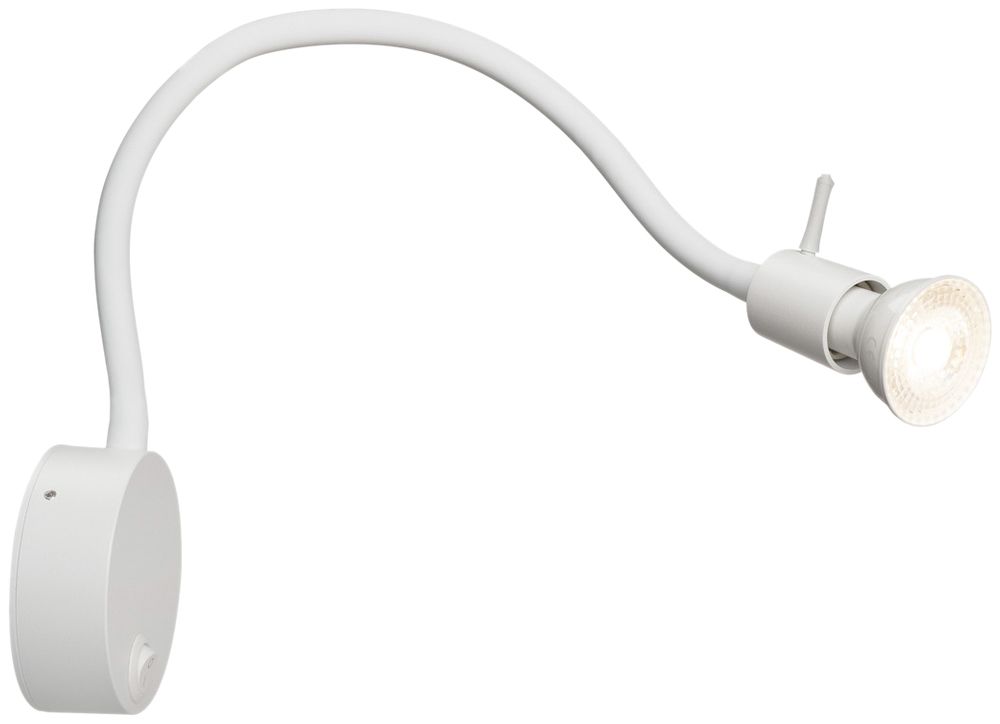 Applique SLV DIO FLEX PLATE Switch 50W GU10 Ø90mm blanc