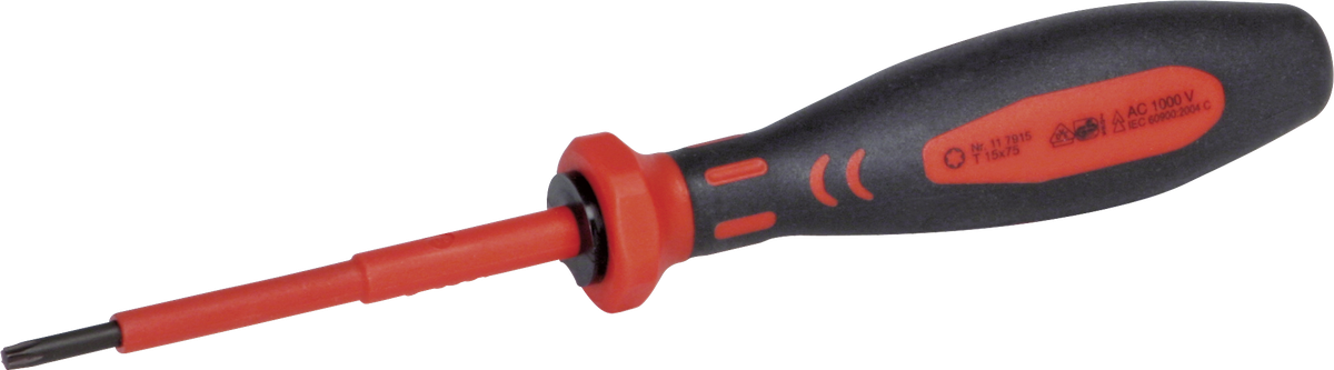 Cacciavite Torx T15×75mm VDE 1000V 170mm
