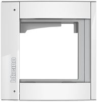 Abdeckrahmen+Träger Sfera für 1 Modul weiss