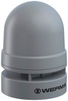 Mehrtonsirene WERMA Mini Sounder, Dauer/Puls, 24VAC/DC, grau