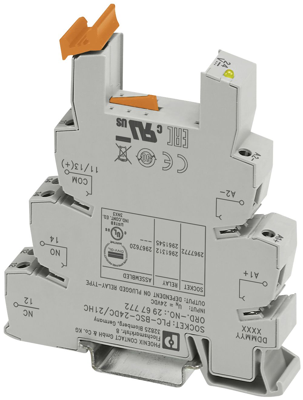 Relaissockel Phoenix Contact PLC-BSC- 24DC/21HC