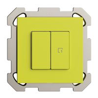 UP-Druckschalter 1K/2T Szene Edue Wiser lemon