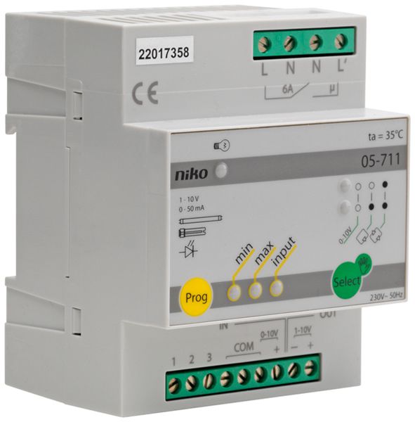 Universal-Dimmermodul Niko, 6A, für 1…10V EVG