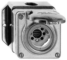 Interruttore rot. AP bagn.3/1P Al natura per serrat. senza cilind