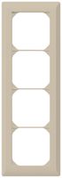 UP-Abdeckrahmen kallysto.line 4×1 beige 92×272mm