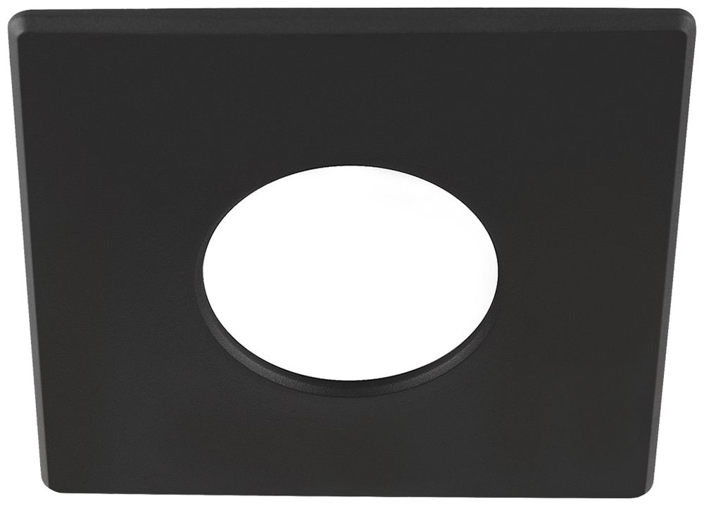 Abdeckring SLV UNIVERSAL IP65 Kunststoff 88×88×3.5mm schwarz