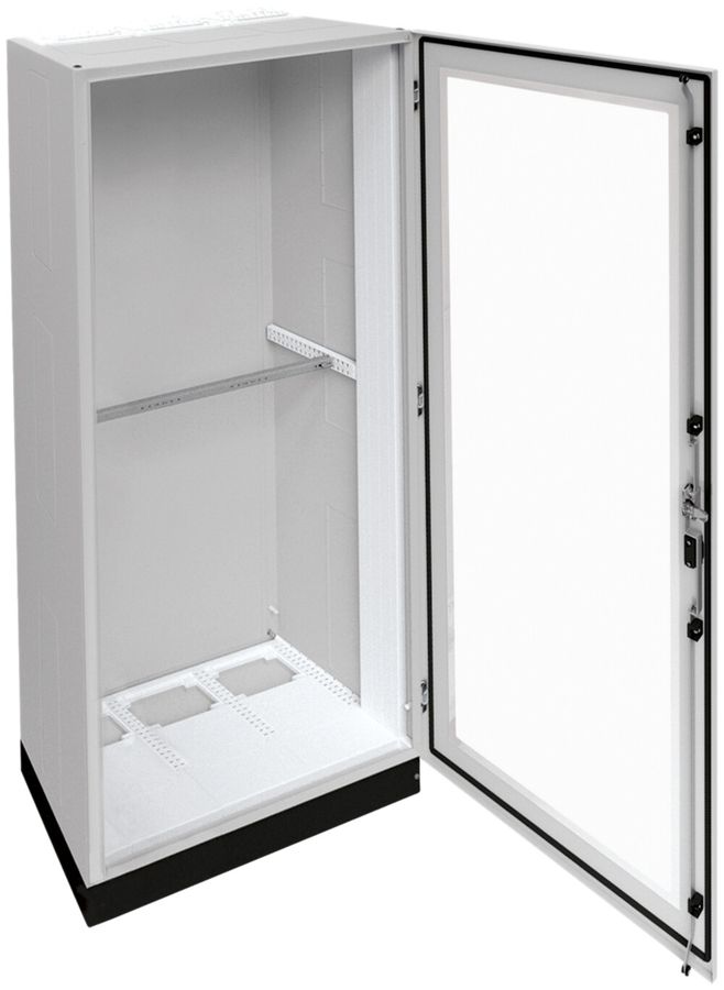 Armoire Hager univers CP I 1850×800×400mm avec socle 100mm+porte transp. IP55