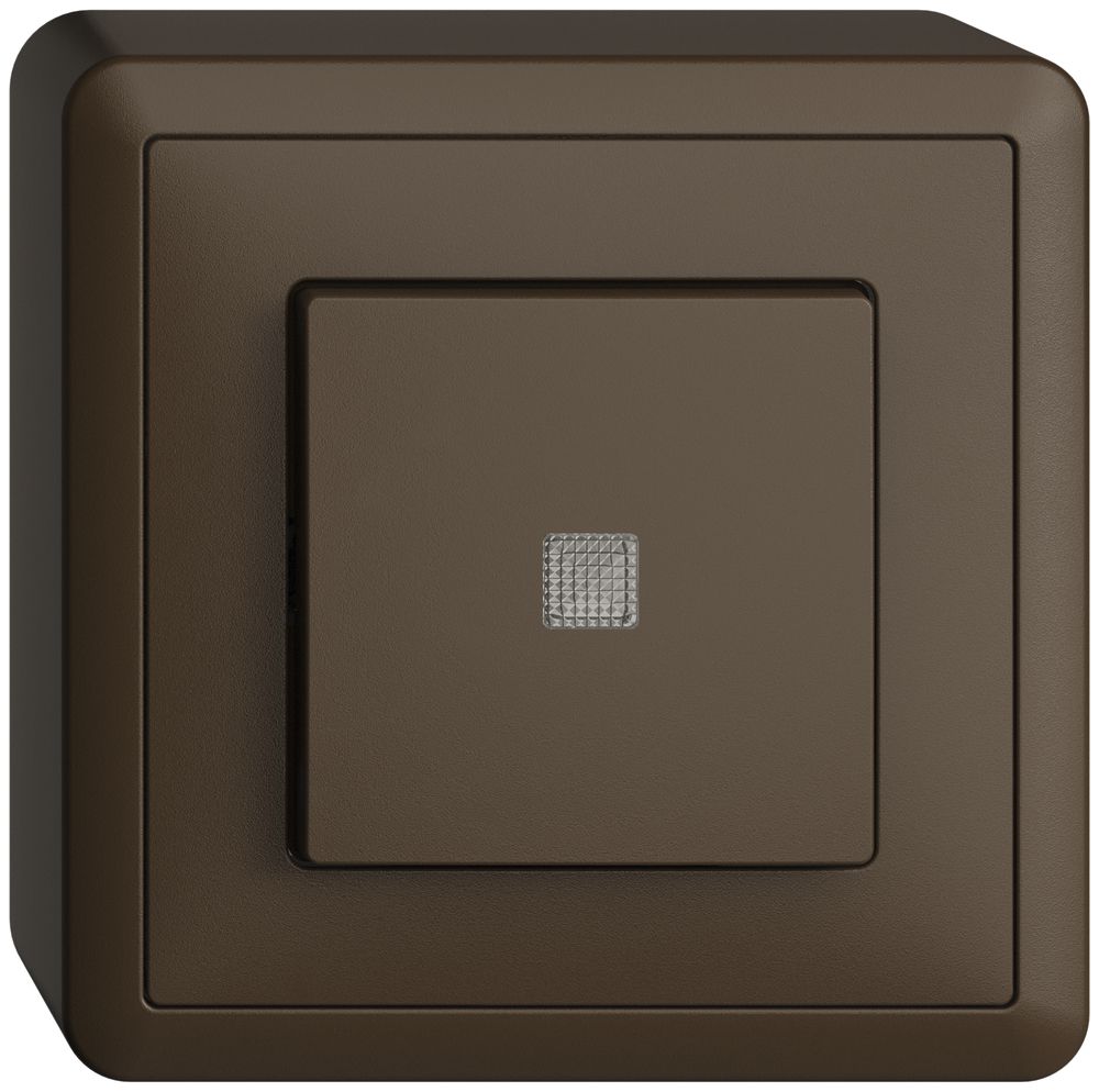 AP-Taster EDIZIOdue LED gelb ARL coffee