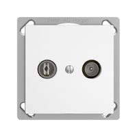 UP-TV-R-Dose EDIZIOdue 11dB weiss Breitbanddose 5…2000MHz, FMTE