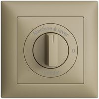 Kit front. Machine à laver-0-Tumbler EDIZIOdue 88×88mm, sand