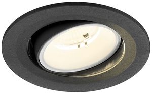LED-Downlight SLV NUMINOS MOVE S 6.7W 1050lm 4000K WB DA Ø100×63.5 schwarz/weiss