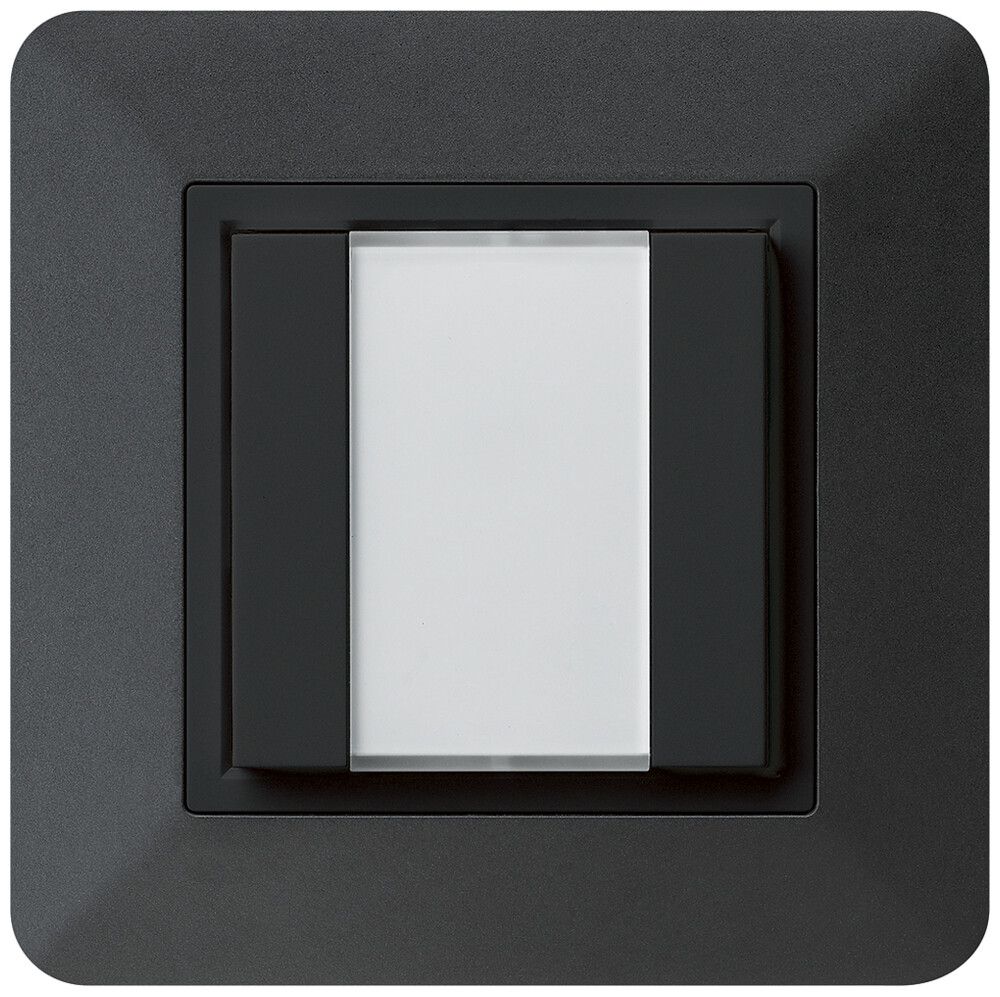 Pulsante multifunzionale AP kallysto.trend KNX RF 2×nero