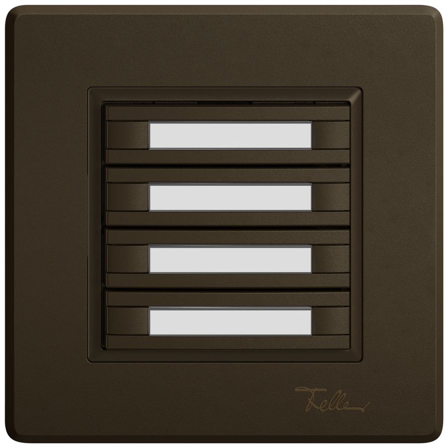 UP-Universaltaster EDIZIO.liv UNI SNAPFIX® o.LED 8× 1-Tbed.Pap.br