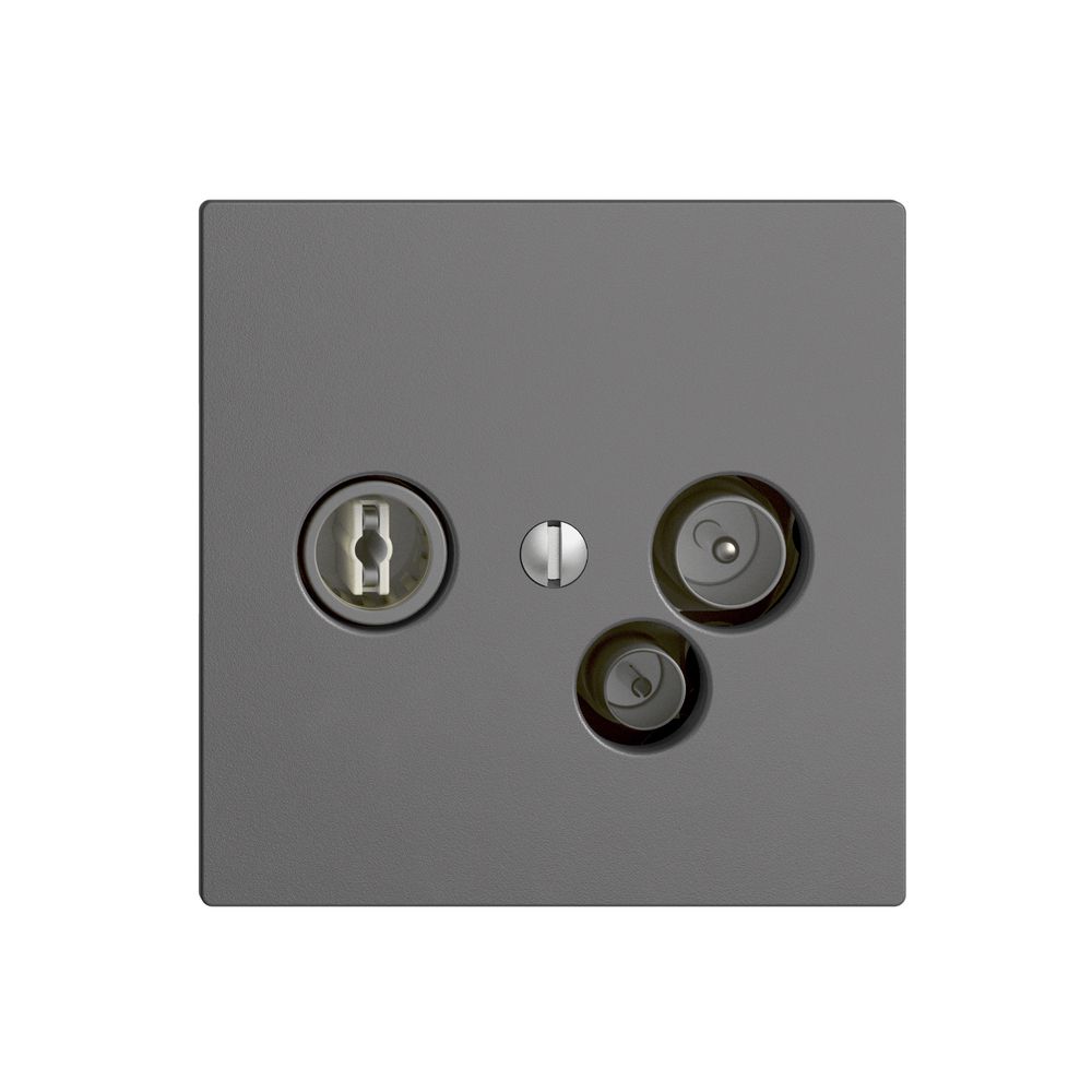 Datendose TV-R DD15 5…65MHz EDIZIOdue dunkelgrau