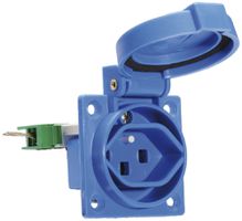 EB Steckdose eMobile Typ 23 3P 16A 230V blau IP54