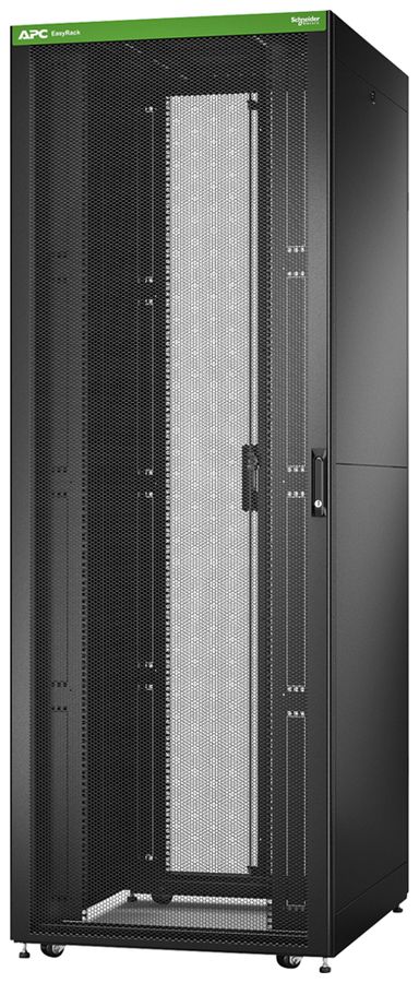 Armadio di rete Easy Rack 800mm/48UA/1000mm con pannelli laterali nero