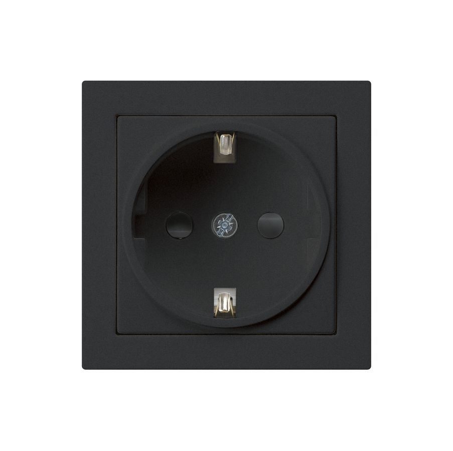 UP-Steckdose kallysto Schuko schwarz