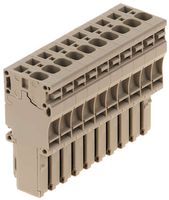 Stecker Weidmüller ZP 4/1AN/10 Zugfeder 4mm² 10L beige