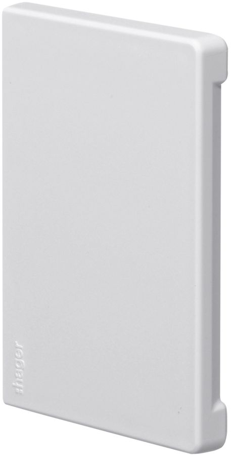 Endstück tehalit BRA 65100, verkehrsweiss