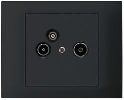 EB-Antennendose TV-R-Daten kallysto 19dB schwarz