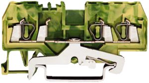 Borne de protection WAGO 2.5mm² vert/jaune