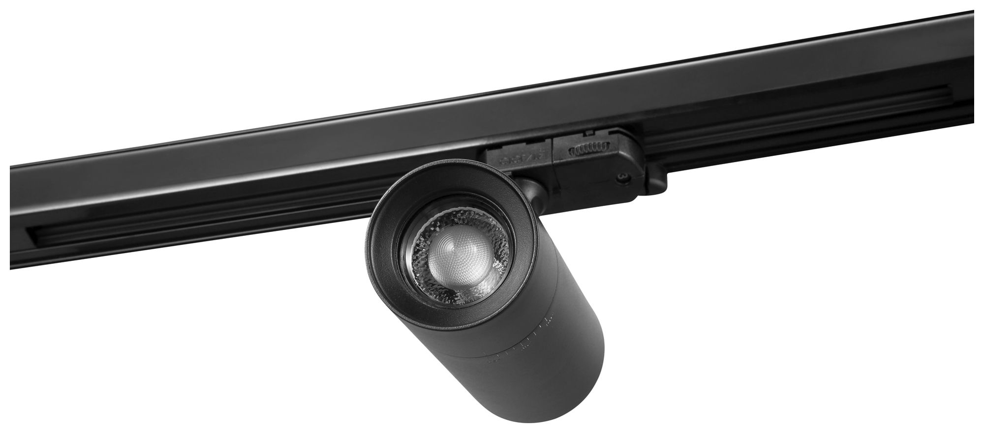 LED-Strahler Sylvania Lenzo Small 15W 1000lm 930 DIM 3PH 15°…50° Ø60 schwarz