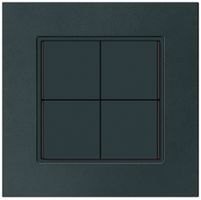 UP-Taster KNX KPR 4×Tasten 4×Betätigungspunkte LED schwarz