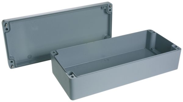 Scatola AP Al 360×160×90mm grigio IP65 Lithos Woertz