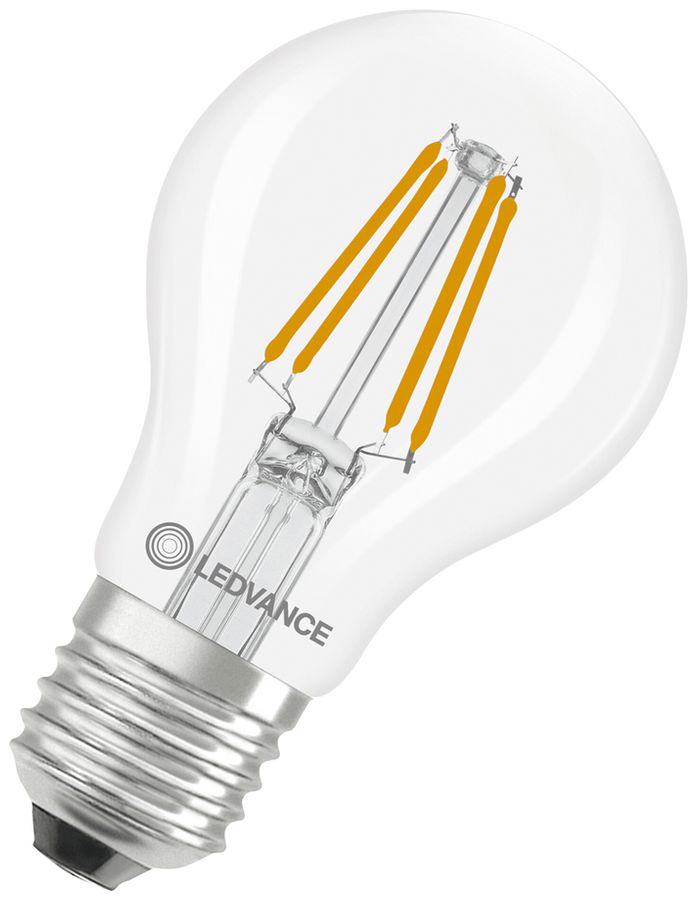 Lampe LED LEDVANCE CLASSIC A E27 3.4W 470lm 827 type A clair Ø60×105mm