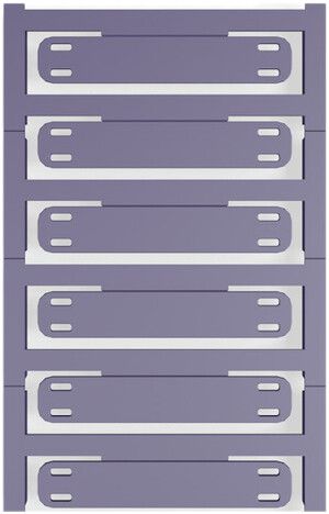 Kabelmarkierer Weidmüller MultiCard SFX für Ø7…40mm 60×11mm PA66 violett
