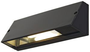 Wandleuchte SLV PEMA SQUARE, E27 15W IP65 schwarz