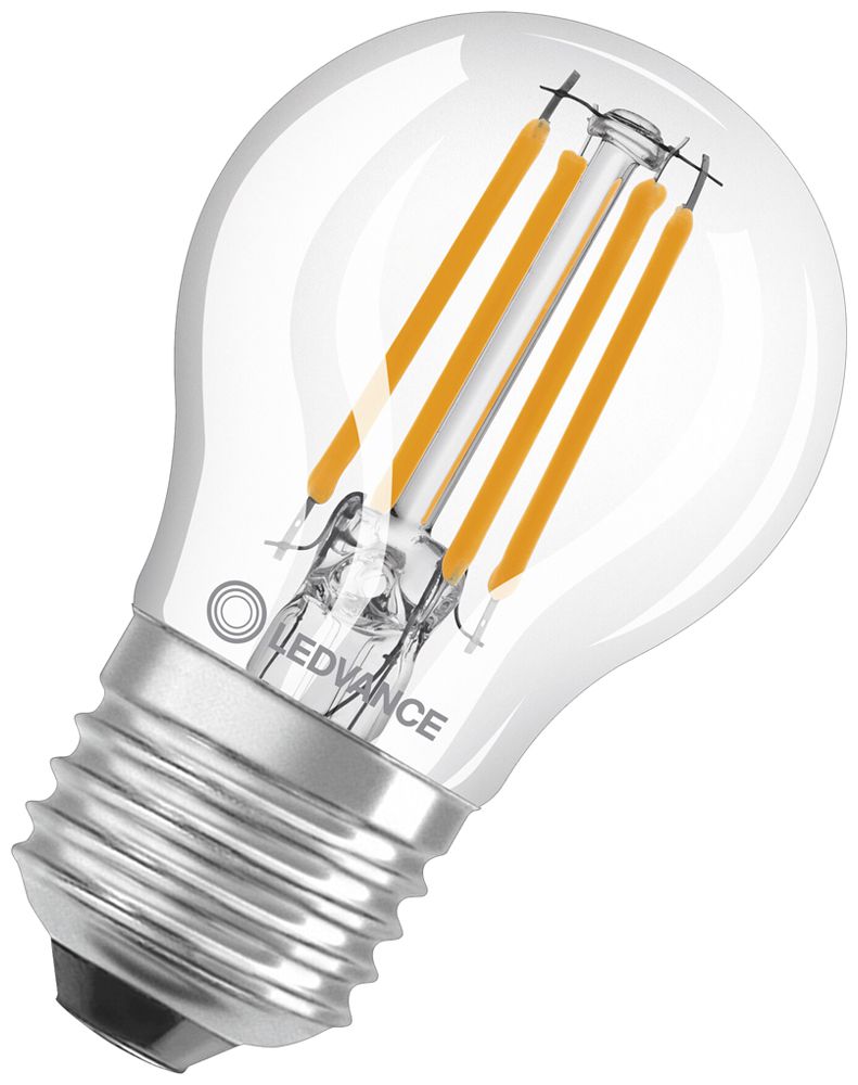 Lampe LED LEDVANCE CLAS P E27 5.5W 806lm 2700K Ø45×77mm clair