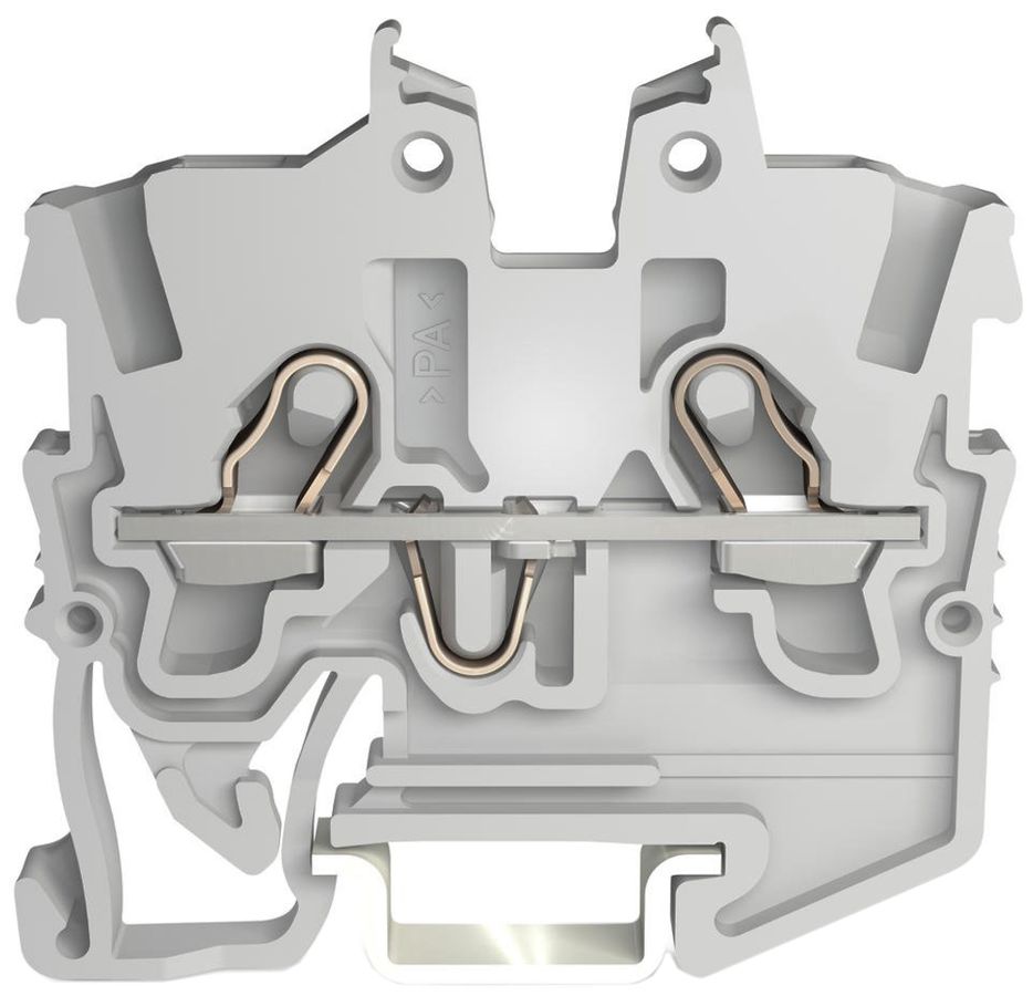 Borne de passage WAGO TopJob-S 2050 1mm² 2L 13.5A 500V TH15 gris