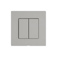 Montageset EDIZIO.liv Wiser SNAPFIX® f.Druckschalter 2K 2 Tasten hgu