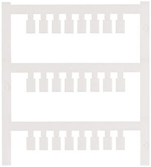 Marcatore di morsetto Weidmüller MultiFit 7×5mm Siemens PA66 bianco