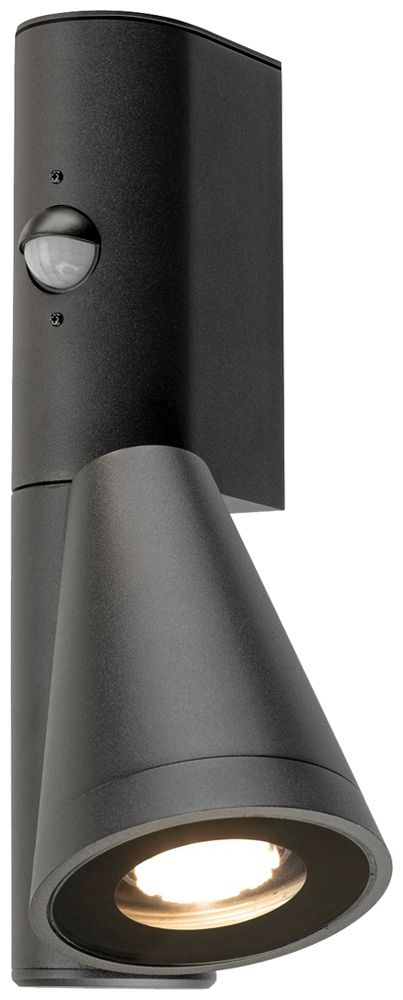 Applique SLV T-TUBE PIR GU10 1×10W IP44 REG 283×180mm nero