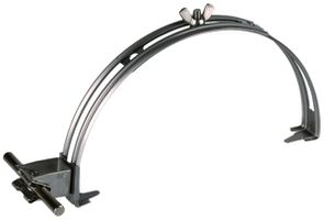 Dachleitungshalter DEHN/elvatec DEHNgrip, Ø6mm, Firstbügel 180…280mm, V2A