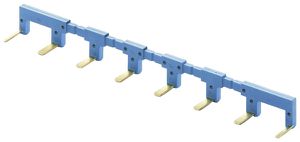 Kammbrücke Finder 022.18, für 8 Geräte der Serie 22.32, 10A, blau